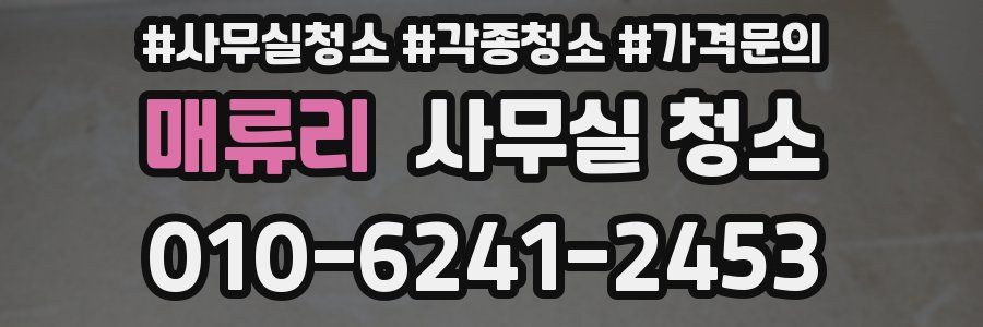 매류리 사무실 청소