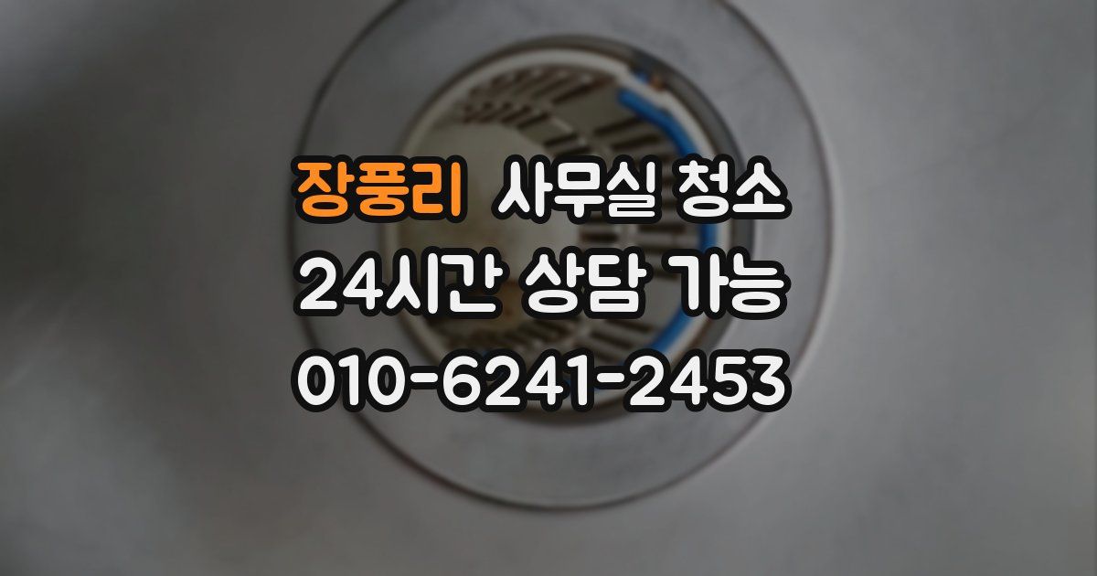 장풍리 사무실 청소