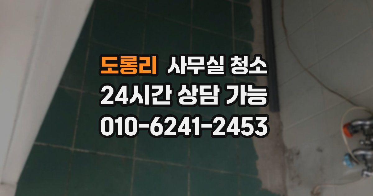 도롱리 사무실 청소