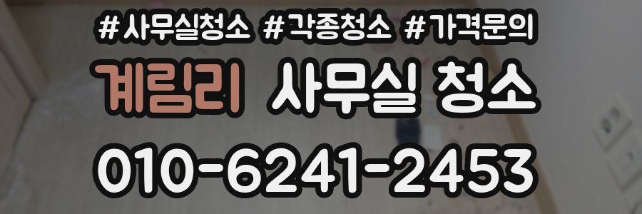 계림리 사무실 청소
