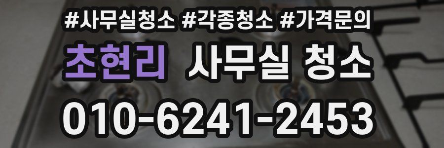 초현리 사무실 청소