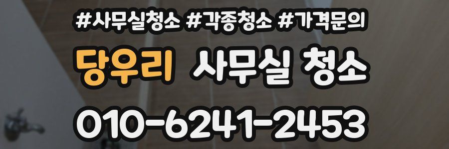 당우리 사무실 청소