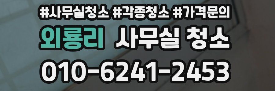 외룡리 사무실 청소