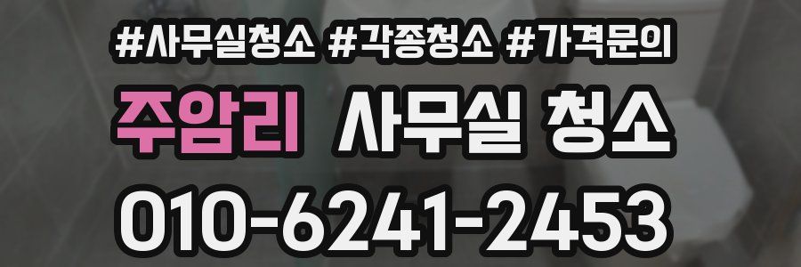 주암리 사무실 청소