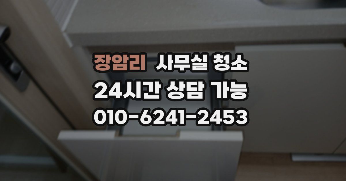 장암리 사무실 청소