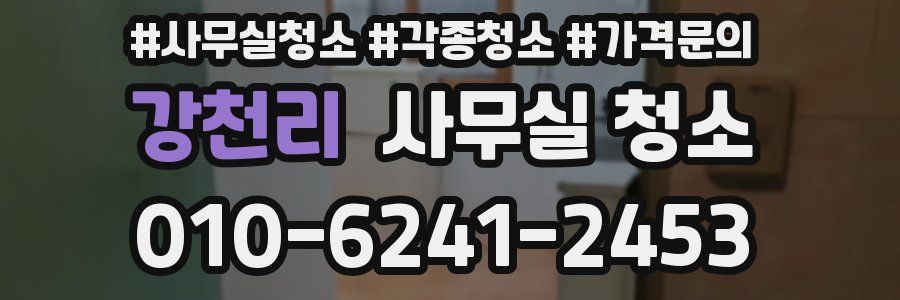 강천리 사무실 청소