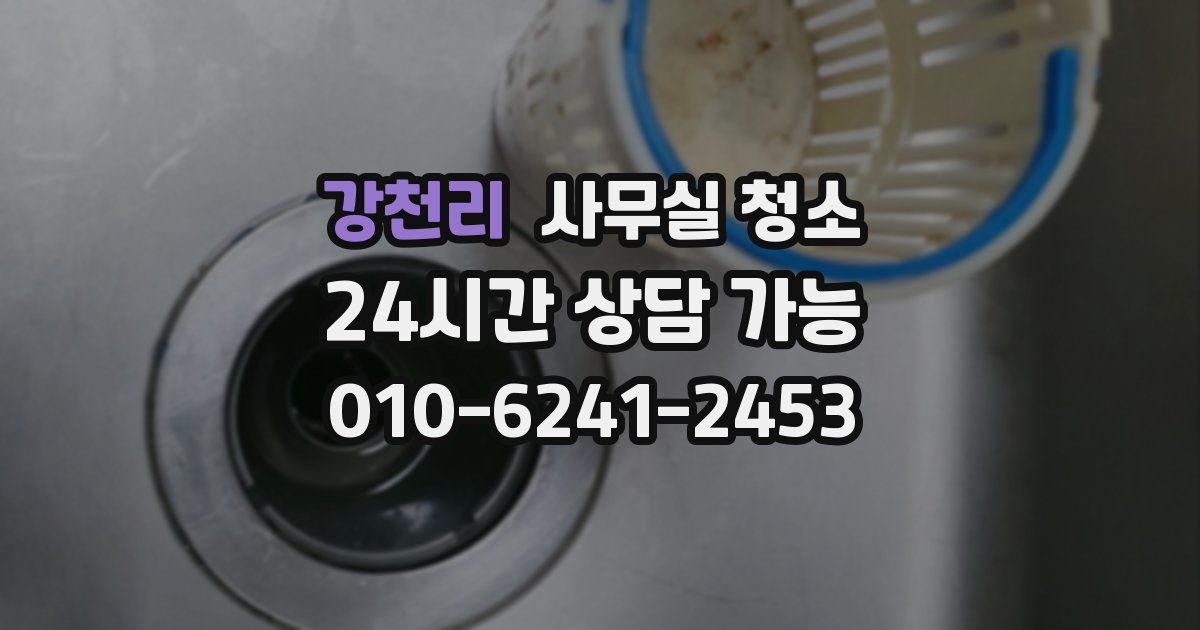 강천리 사무실 청소