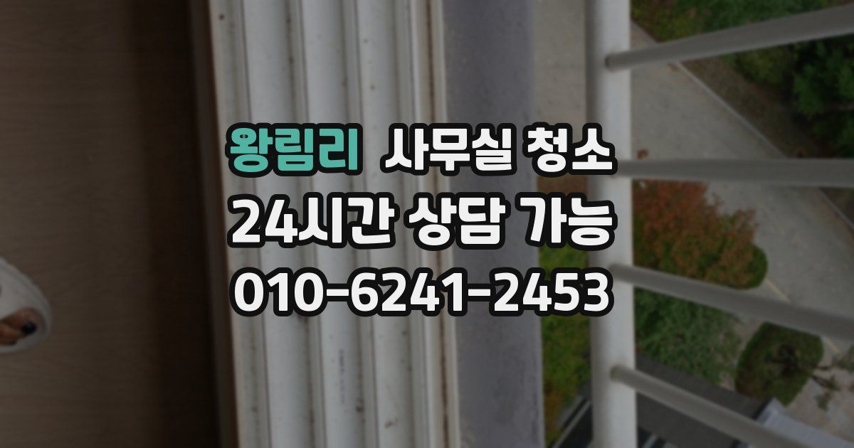 왕림리 사무실 청소