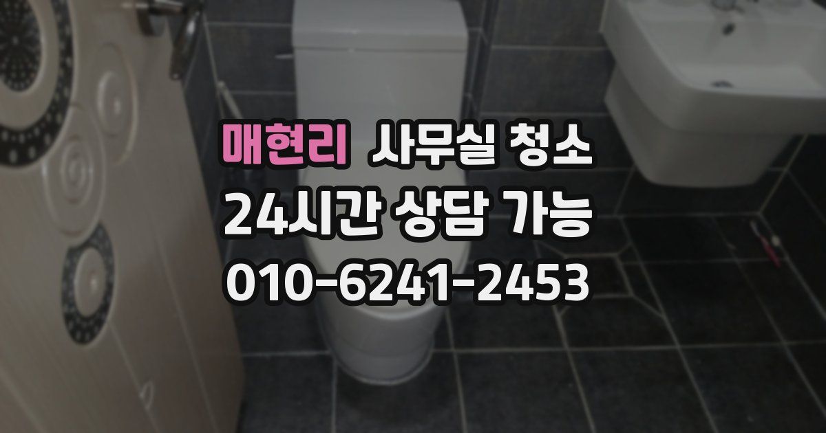 매현리 사무실 청소
