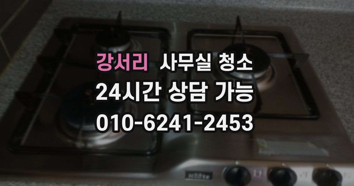 강서리 사무실 청소
