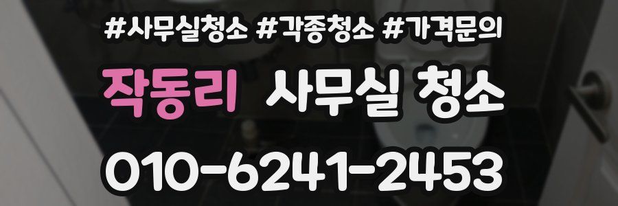 작동리 사무실 청소