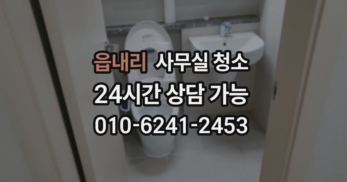 읍내리 사무실 청소