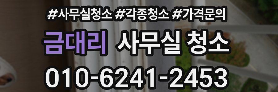 금대리 사무실 청소