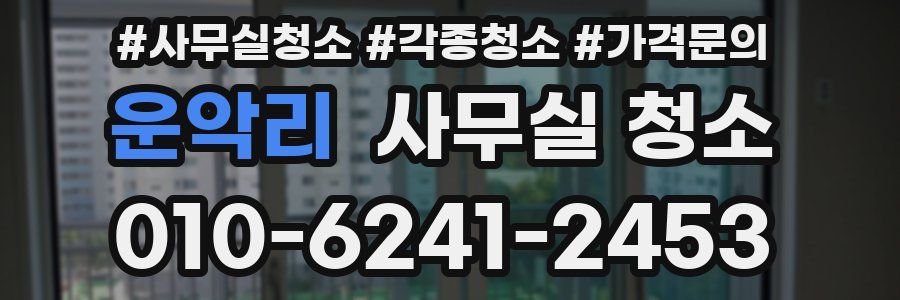 운악리 사무실 청소
