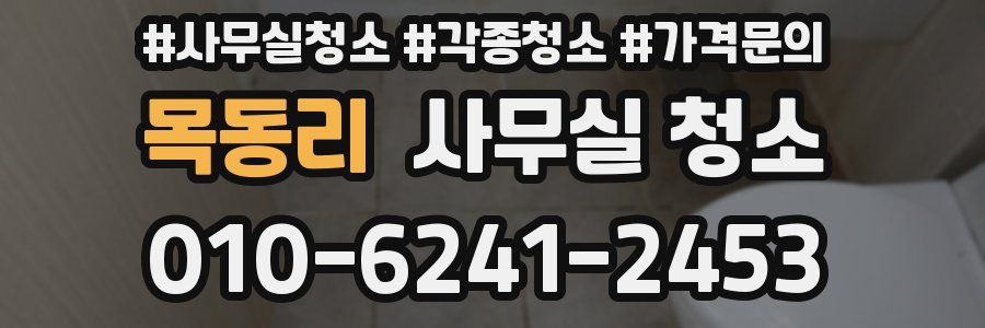 목동리 사무실 청소