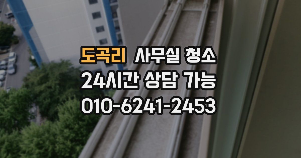 도곡리 사무실 청소