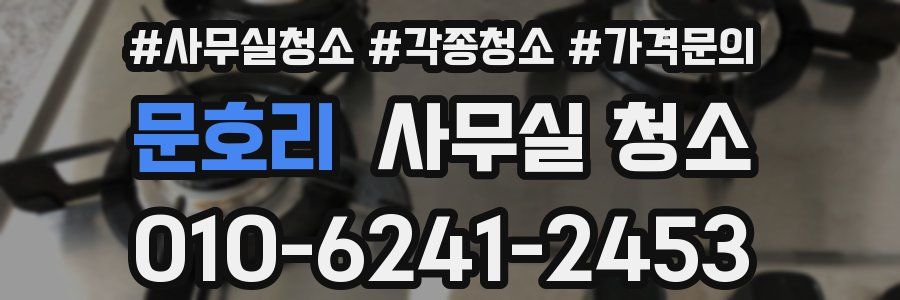 문호리 사무실 청소
