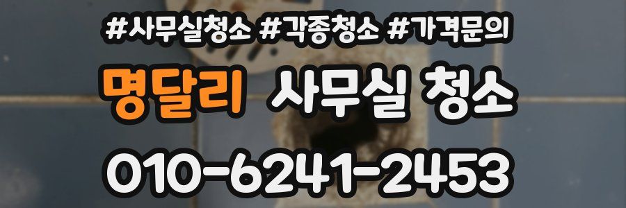 명달리 사무실 청소