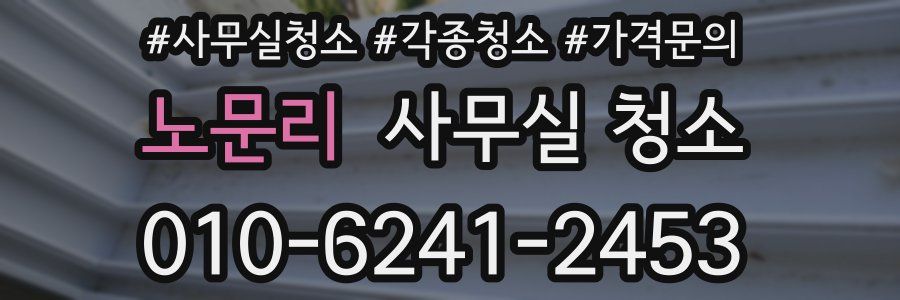 노문리 사무실 청소