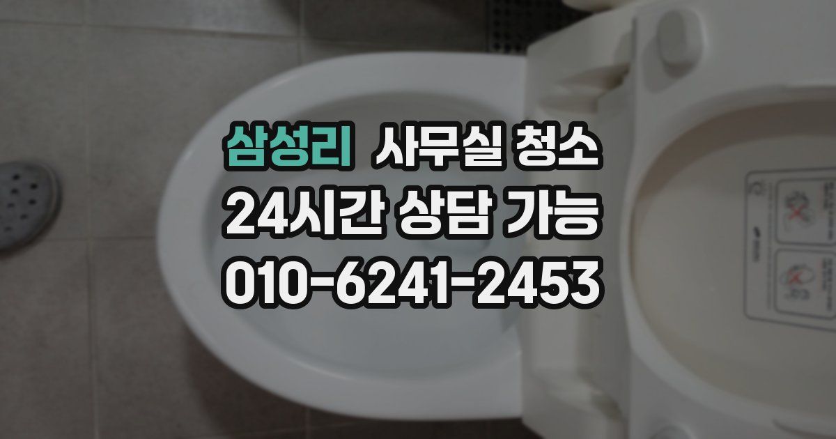 삼성리 사무실 청소