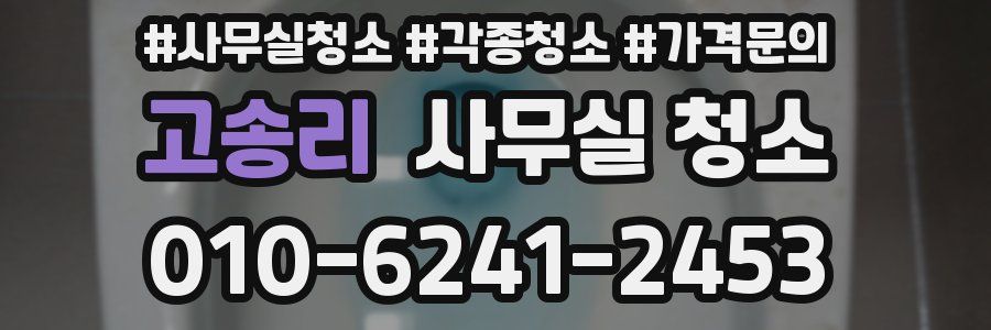 고송리 사무실 청소