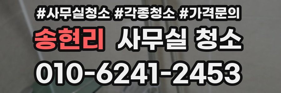 송현리 사무실 청소