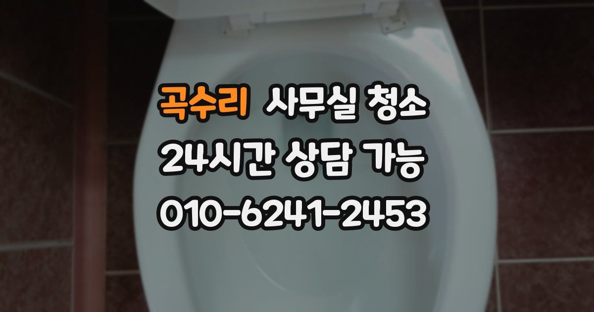 곡수리 사무실 청소