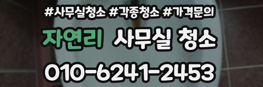 자연리 사무실 청소