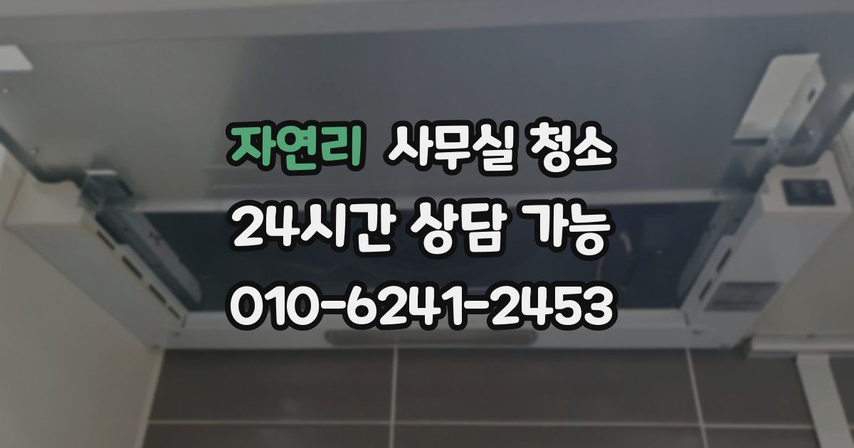 자연리 사무실 청소