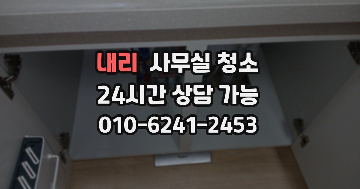 내리 사무실 청소
