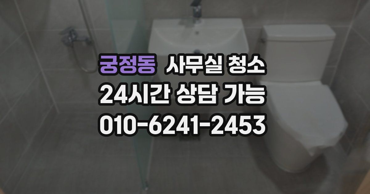 궁정동 사무실 청소