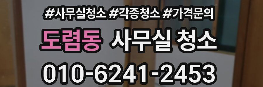 도렴동 사무실 청소