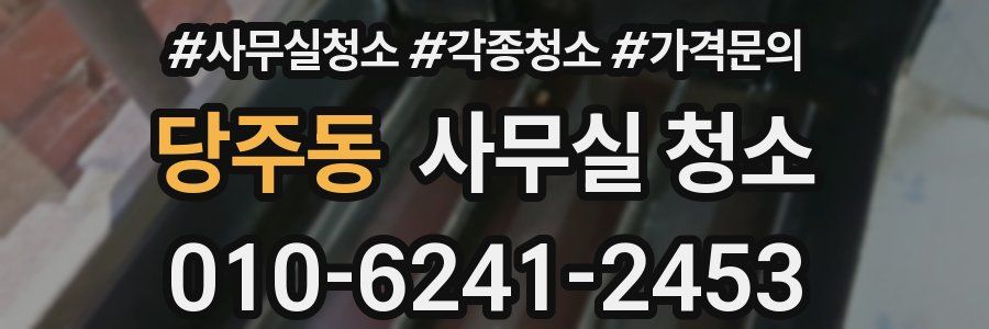 당주동 사무실 청소