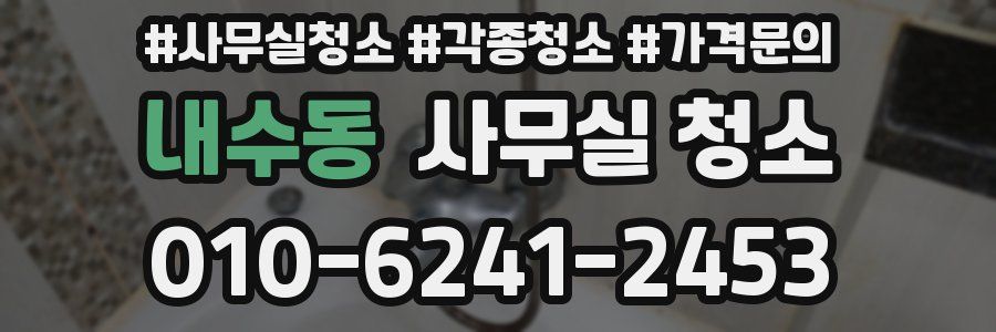 내수동 사무실 청소
