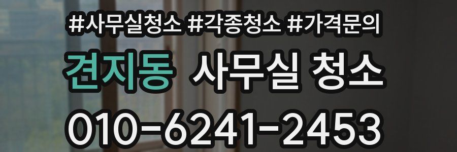 견지동 사무실 청소
