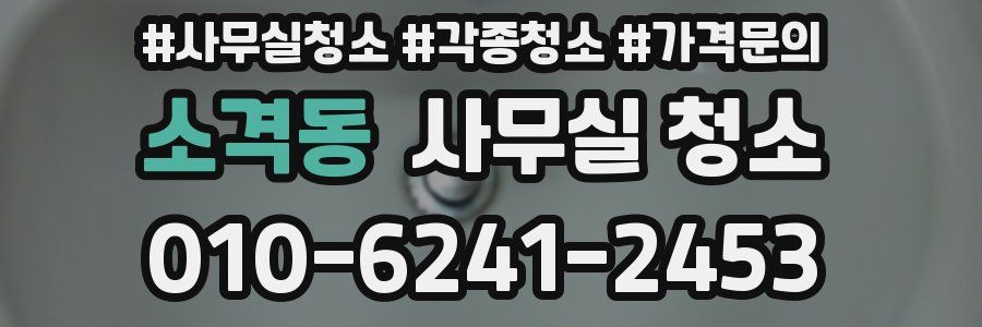 소격동 사무실 청소