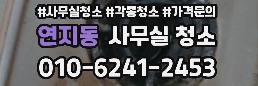 연지동 사무실 청소
