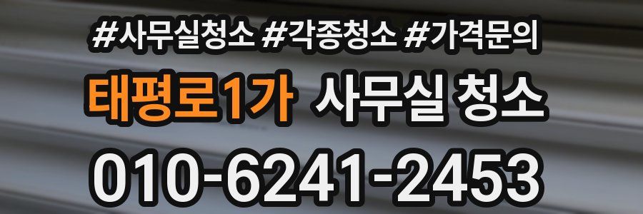 태평로1가 사무실 청소
