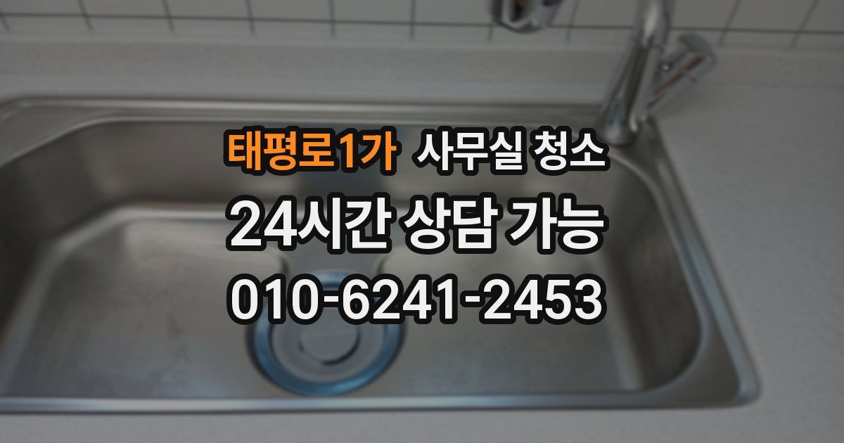태평로1가 사무실 청소