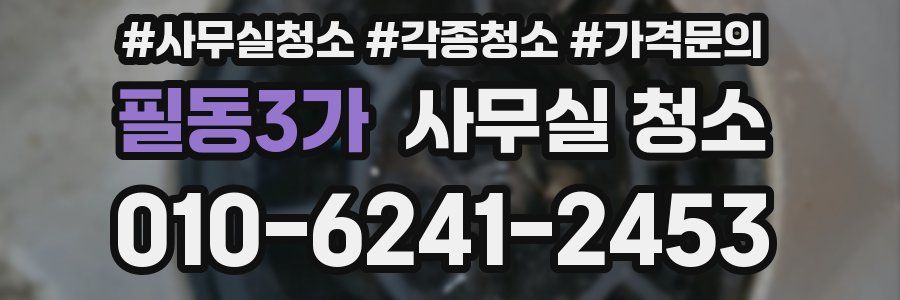 필동3가 사무실 청소
