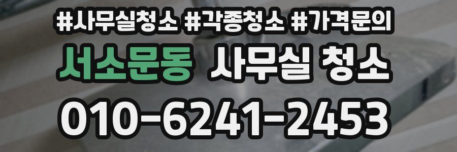 서소문동 사무실 청소