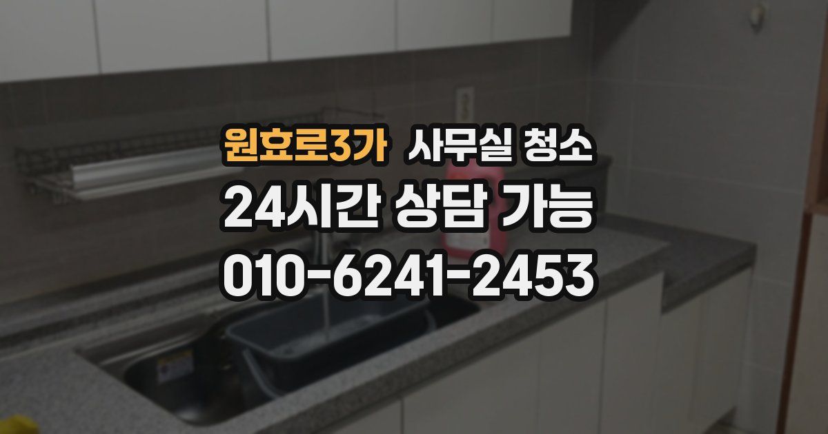 원효로3가 사무실 청소