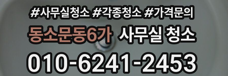 동소문동6가 사무실 청소