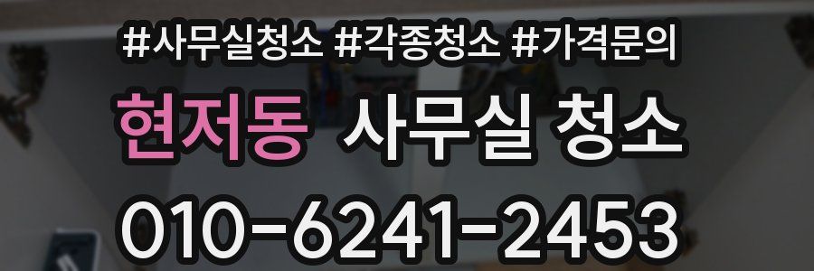 현저동 사무실 청소