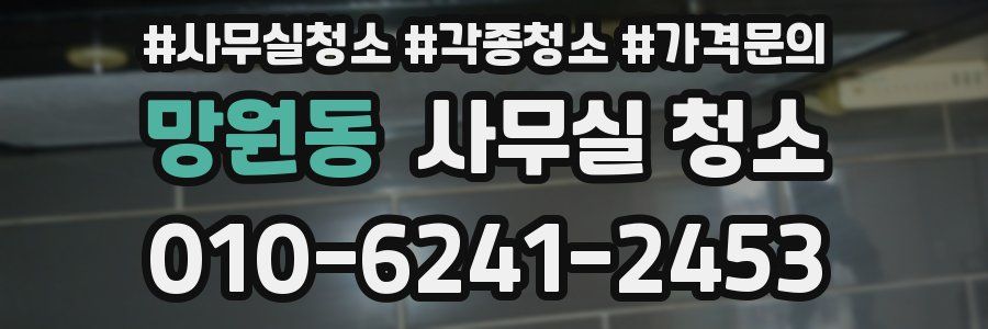 망원동 사무실 청소
