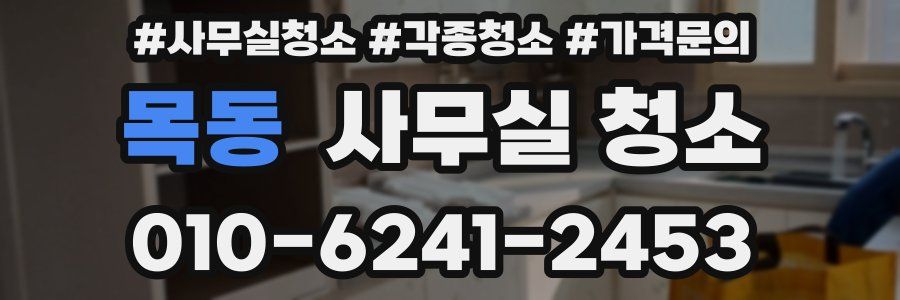 목동 사무실 청소