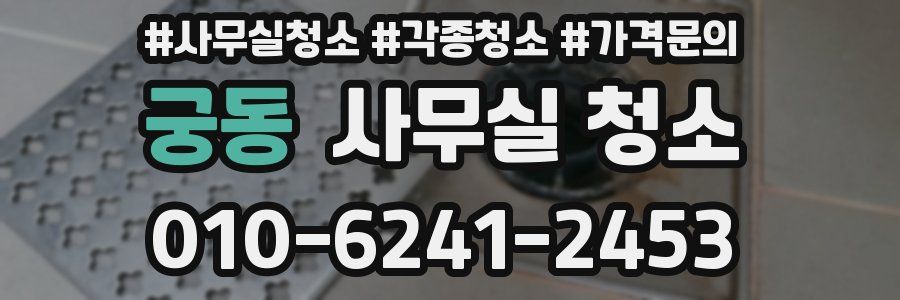 궁동 사무실 청소