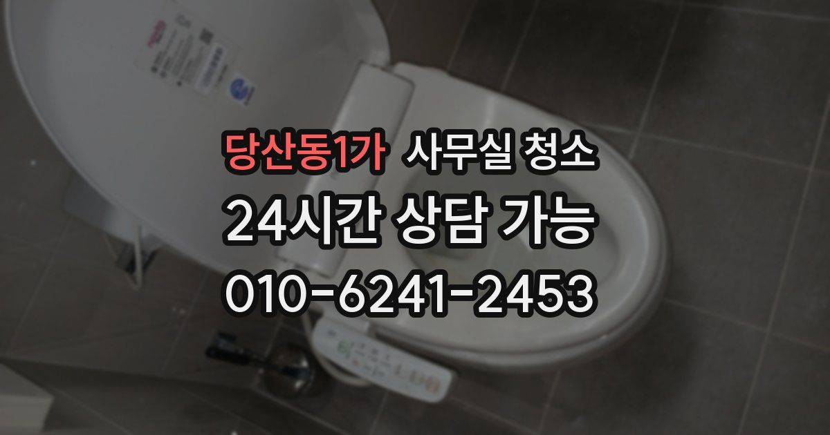 당산동1가 사무실 청소