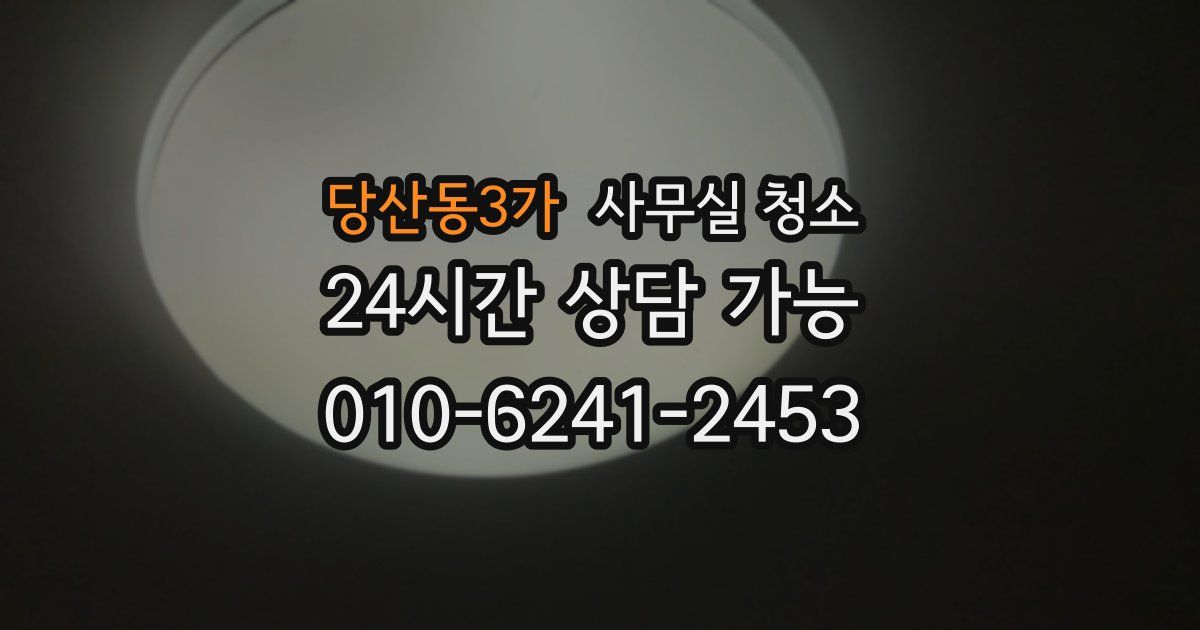 당산동3가 사무실 청소
