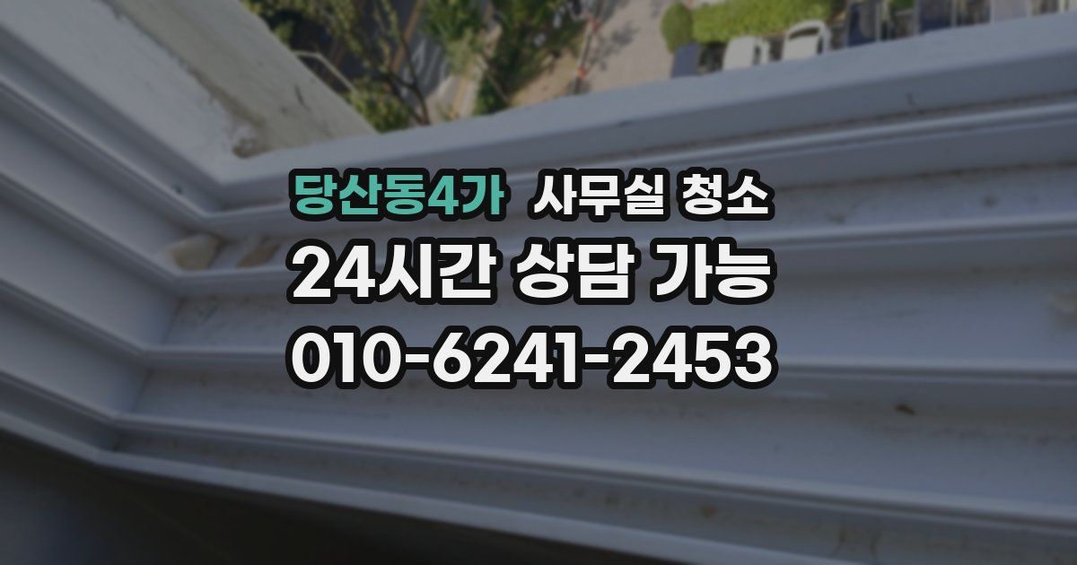 당산동4가 사무실 청소